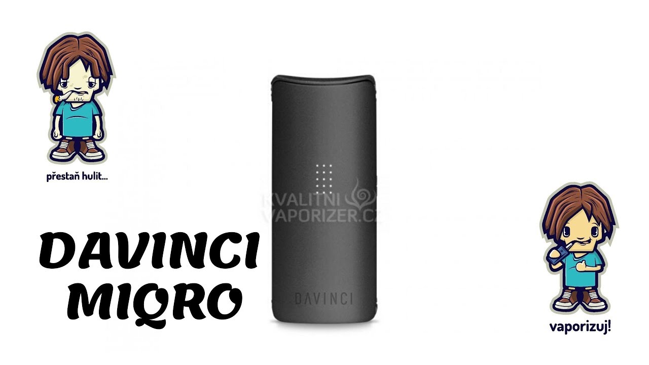 Vaporizér DAVINCI MIQRO, představení produktu, video test - KONOTÉKA