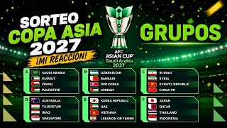 REACCION AL SORTEO DE LA COPA ASIA 2027