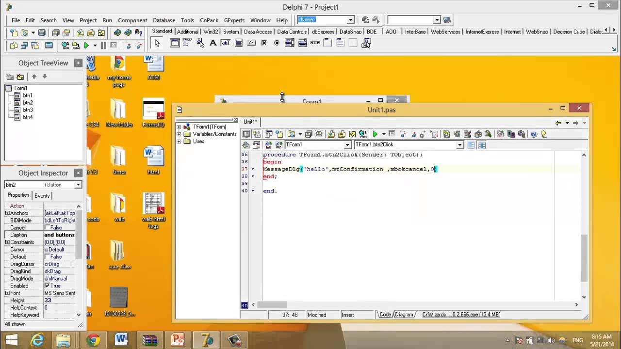 Delphi message. Showmessage в делфи. месседж бокс делфи. delphi 7. delphi 7 button.
