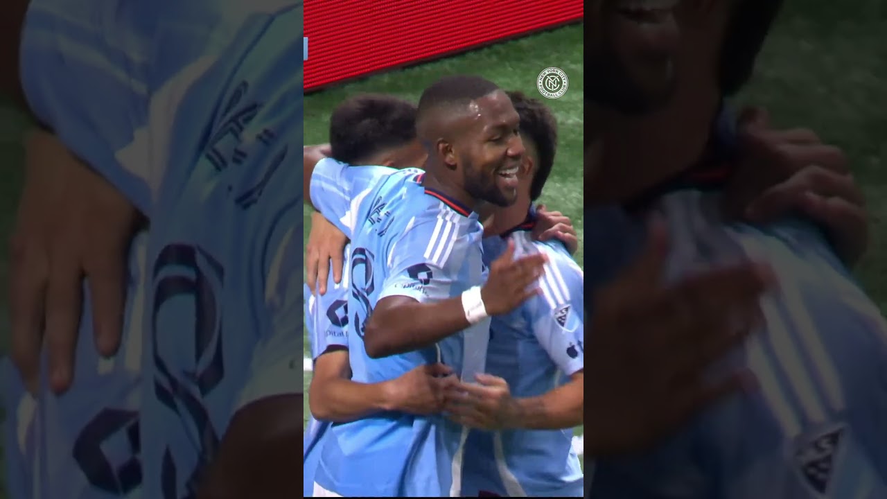 Perfect precision from Perea 🎯🔥 #MLS #NYCFC