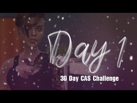 Видео: 30 Days CAS Challenge | Day 1| Сим с окраины | The Sims 4