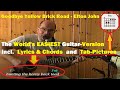 Elton John - Goodbye Yellow Brick Road (EASY-TO-PLAY-GUITAR-LESSON by Mr.Medley Cover LYRICS CHORDS)