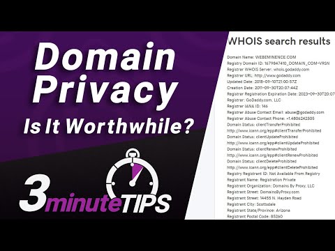Domain Privacy - Is It WORTH the COST? Don't Leave your info open to the public