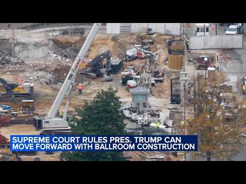 SCOTUS greenlights White House ballroom construction, despite chief justice's dissent
