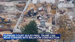SCOTUS greenlights White House ballroom construction, despite chief justice's dissent