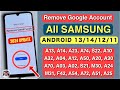 All Samsung A12/A13/A03s/A30s/A32/A33/A51/A23 FRP BYPASS | Google Account Unlock No TalkBack No Adb