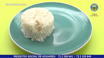 ¿Cuánto arroz hay que comer al día?