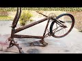 Restoration Reuse Rusted Bicycle - Restore & Repair Broken Bicycle