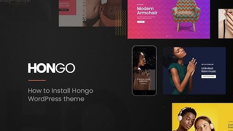 Hongo WordPress Theme - Install Hongo WordPress theme