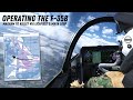 Military high to low navigation by real pilot  f35b lightning msfs  qc