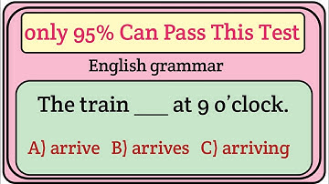 25 English Grammar MCQs with Answers | Learn English Grammar Quiz