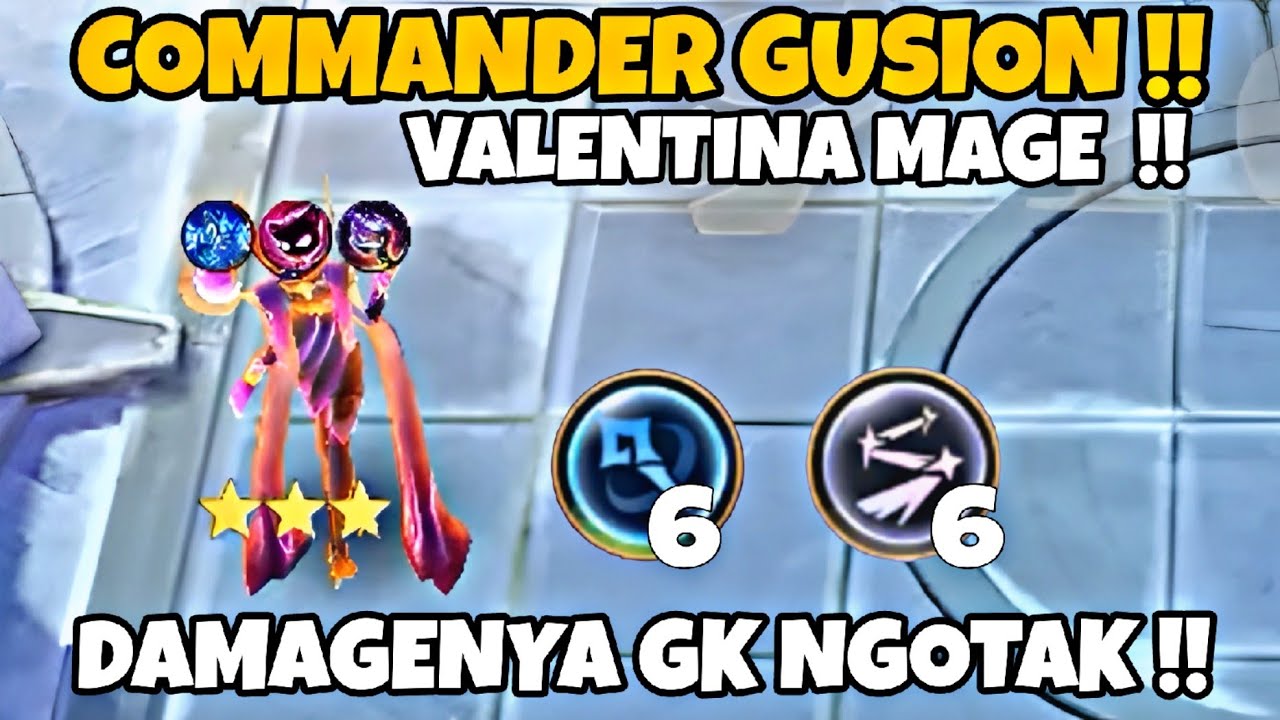 VALENTINA MAGE !! COMMANDER GUSION !! MAGIC CHESS GOGO 