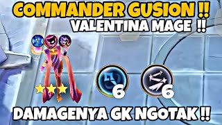 VALENTINA MAGE !! COMMANDER GUSION !! MAGIC CHESS GOGO 