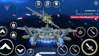 Gunship Battle: BLACK MOTH alien ship Gameplay... screenshot 5