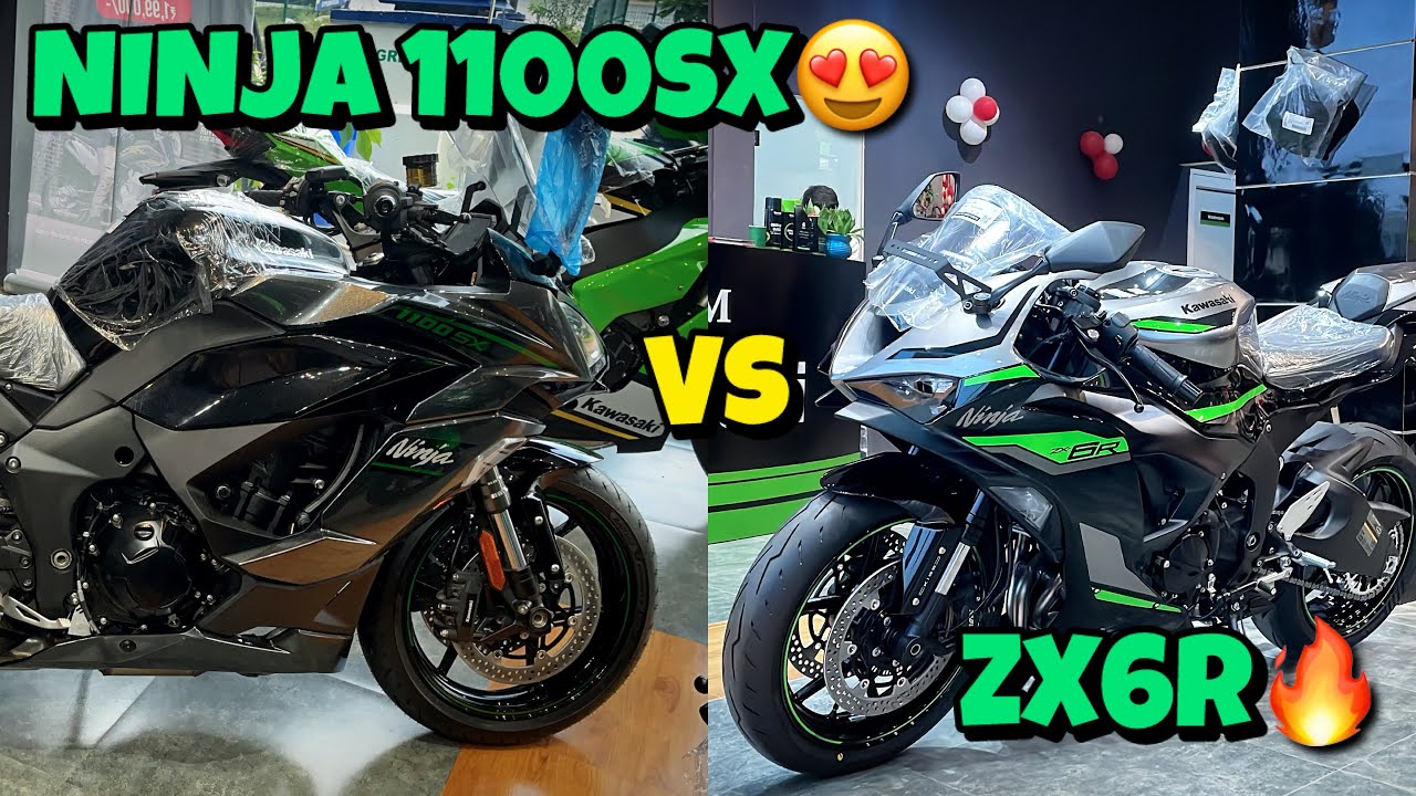 New Kawasaki Ninja 1100sx vs Ninja Zx6r🔥Know which is better