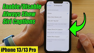 iPhone 13/13 Pro: How to Enable/Disable Always Show Siri Captions