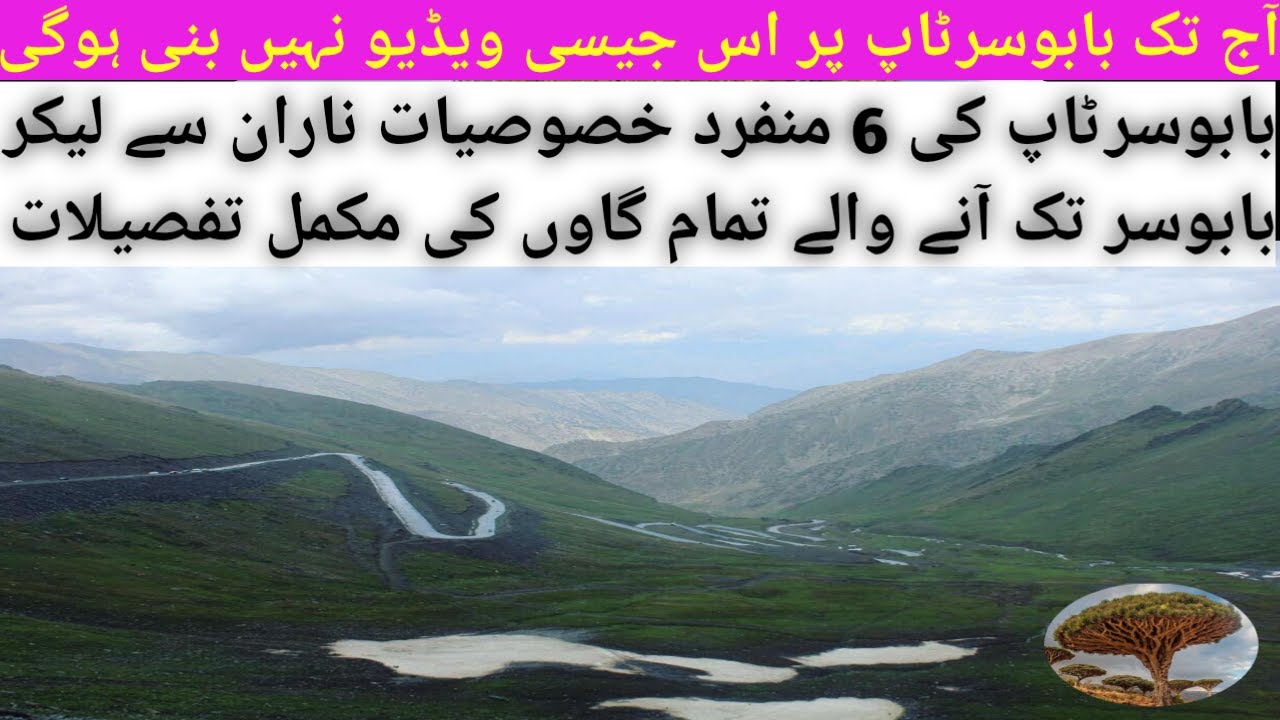 Babusar Top complete Information guide to travel Babusar pass and all villages between Naran&Babusar