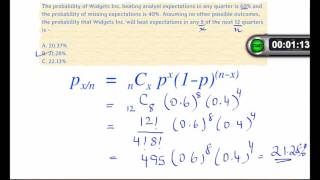CFA Level 1 SS02 Solved Problem - Quantitative Methods - Statistics & Probability