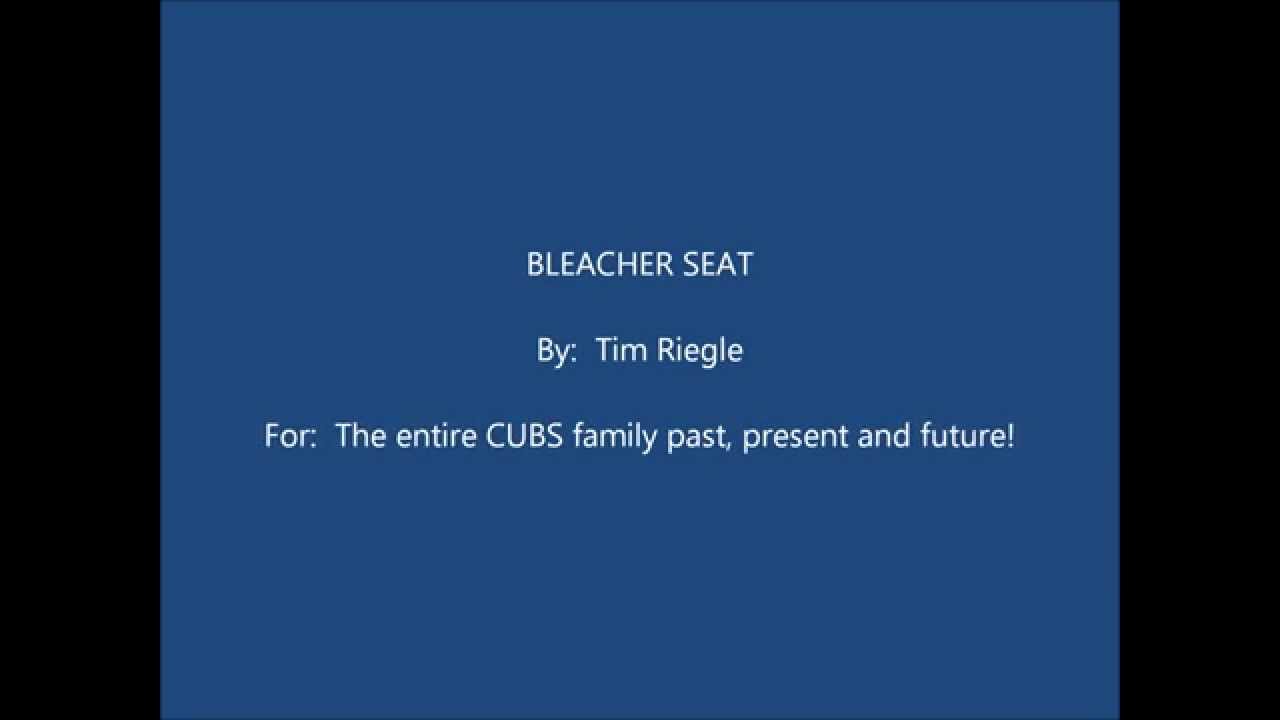Tim Riegle Rigidply Bleacher Seat by Tim Riegle - YouTube
