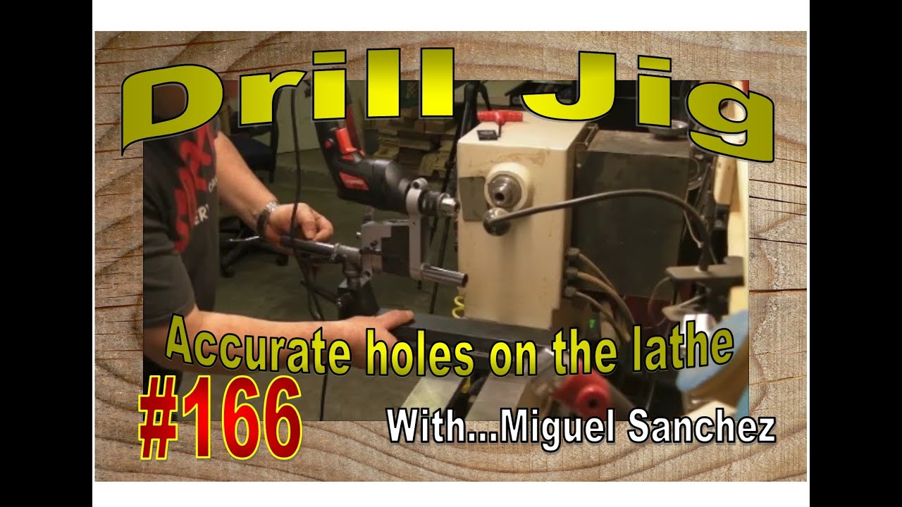 166 Drill jig for the lathe YouTube