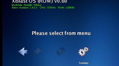 Xblast OS menu overview and flash bios