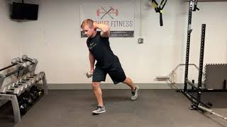 SDB rev lunge w Lat flexion