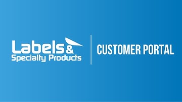Labels & Specialty Products | Customer Portal