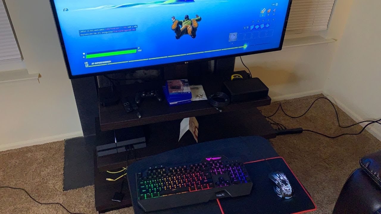 How to connect keyboard mouse to PS4 (VERY EASY)(Fortnite) - YouTube