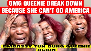 Queenie Brevk Down Cause She Can't Go Amer!ca An No One Nah Pvy R M!nd Tru Dewey Gone