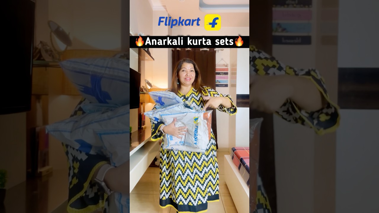 🔥Flipkart Huge Anarkali kurta set haul  #flipkart #SummerOfGoals #shortsfeed #ytshorts 🔥