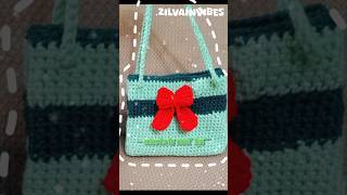 Cute Mini Crochet Bag 🧶🌷|#youtube #crochettutorial #shorts #crochet
