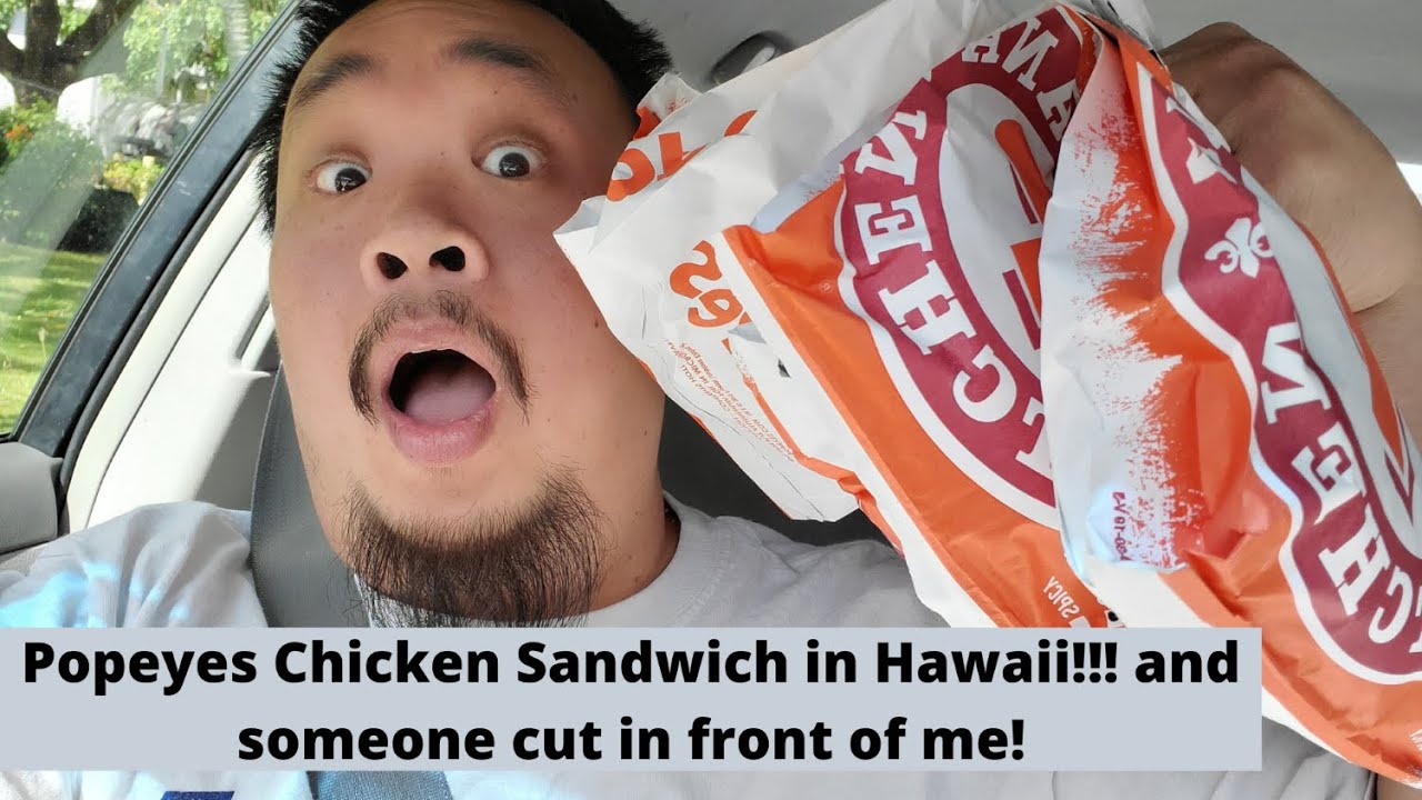Popeyes Chicken Sandwich in Hawaii Review popeyeschickensandwich 