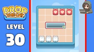 Drop The Cat level 30 solution 