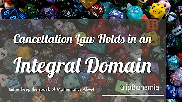Cancellation Laws hold in An Integral Domain | Joseph A Gallian | Ring Theory | CSIR NET |