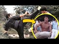 Bruce Lee Shows His Side Kick - Brutal Speed and Strength (New Footage)