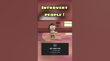 INTROVERT PEOPLE 😶‍🌫️//CREDIT @NOTYOURTYPE #animation #rgbucketlist #shorts #shortvideo #