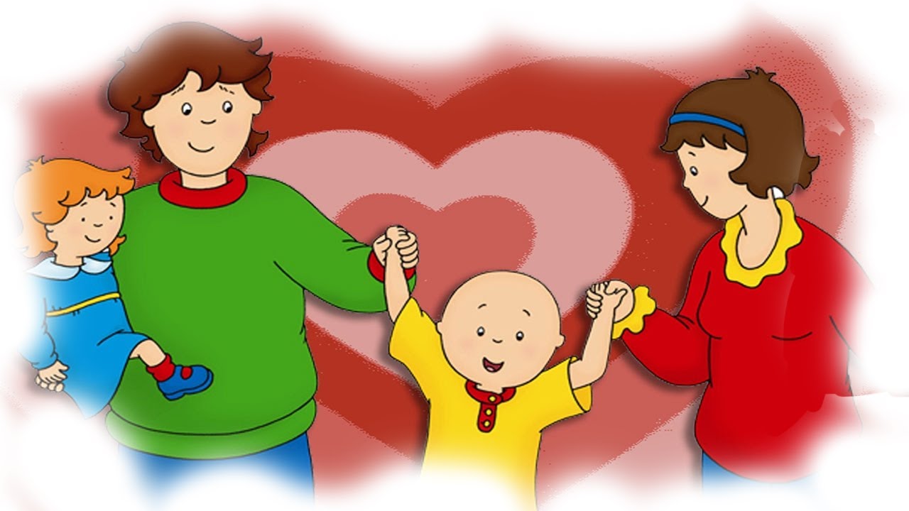animated funny valentines cartoons cartoon caillou caillou s