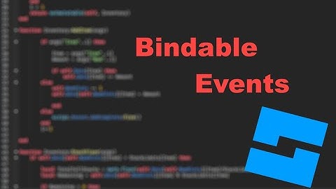Bindable Events | Roblox How To Series [10]