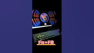 How to Turn On RGB Keyboard Lights in MSI Laptop | FN + F8 Shortcut #msilaptop #gaming #shortvideo