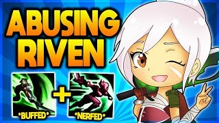 *WTF!* ABUSING OP RIVEN IN RANKED BEFORE SHE'S NERFED!! (League of Legends)