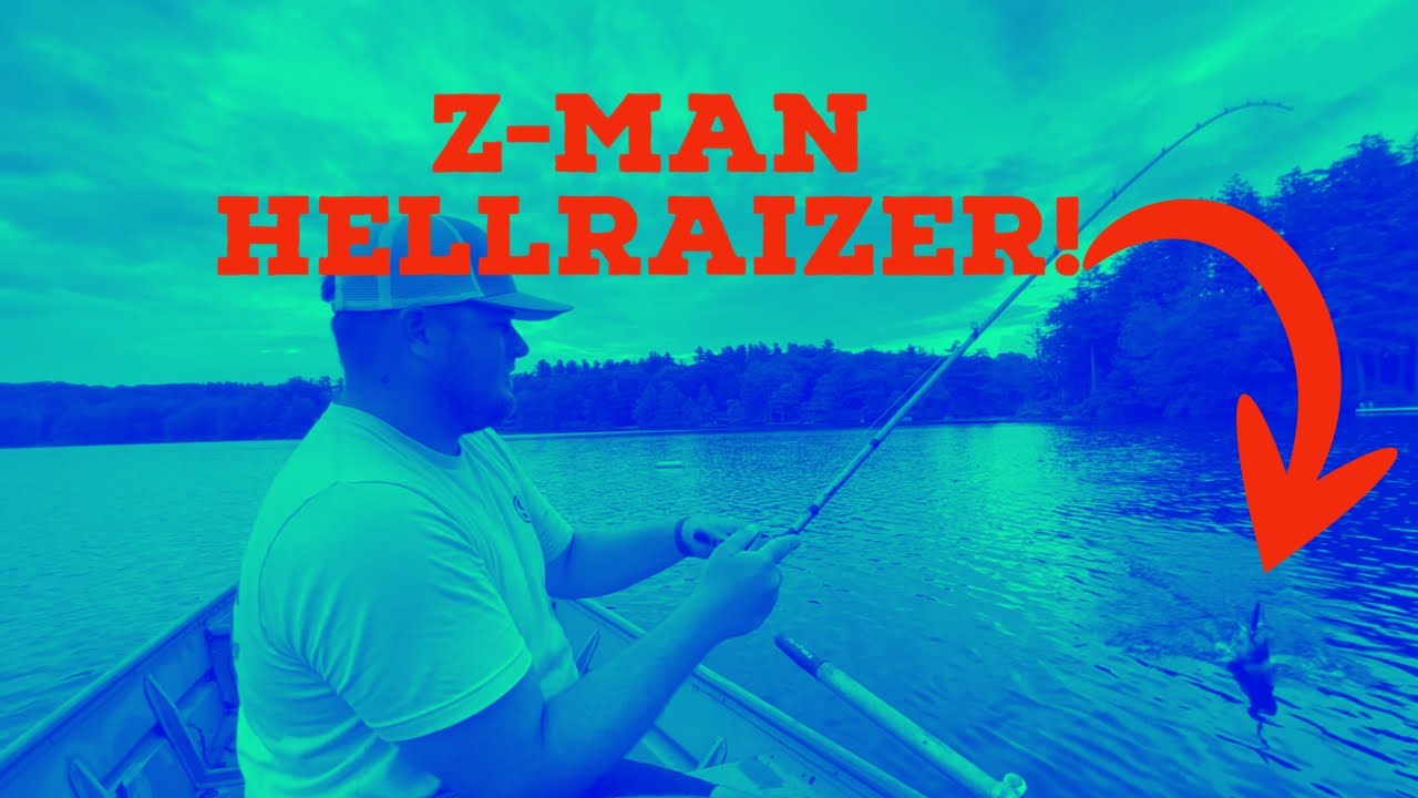 Catching Bass With The Z-Man Hellraizer In Small Pond!! 