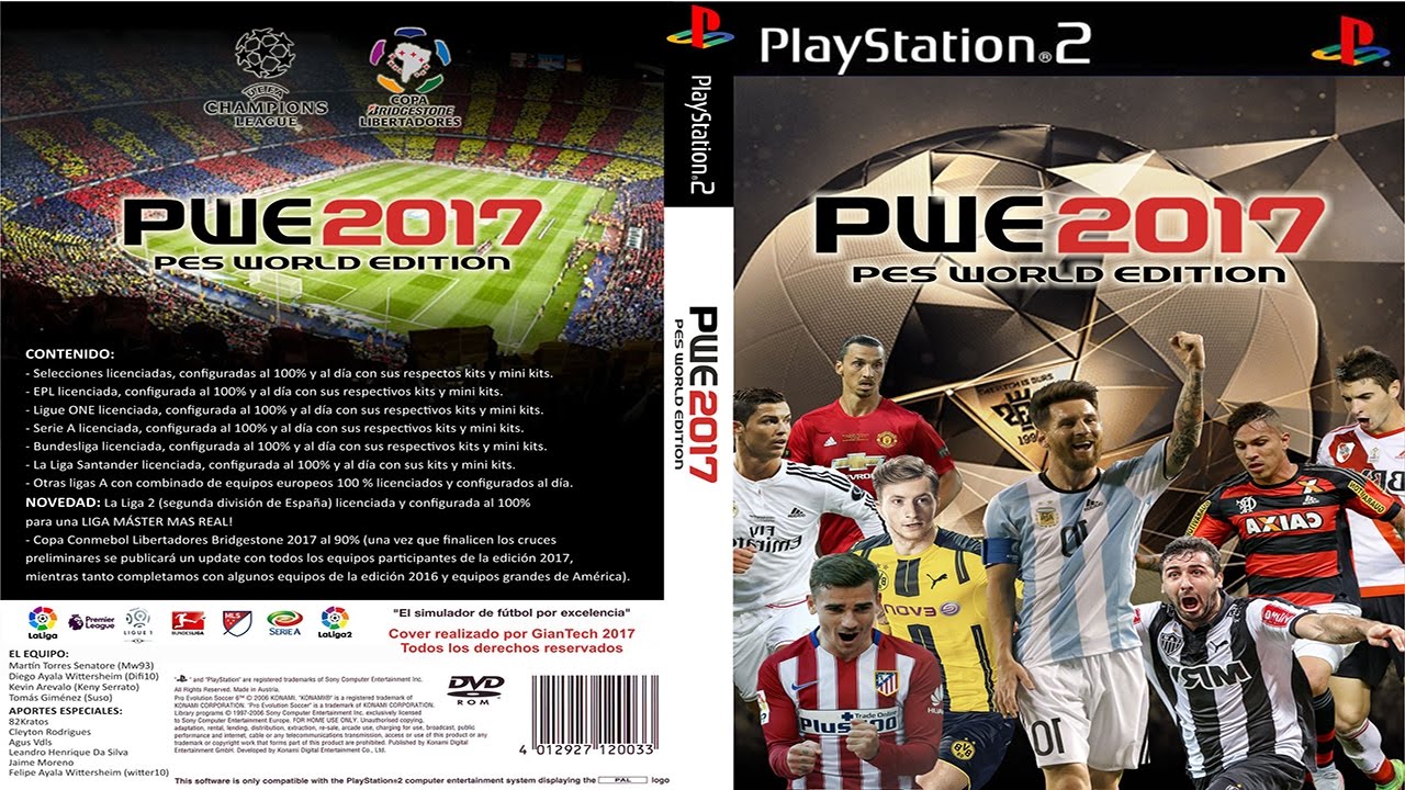 PES 2017: Champions League (PS2) [ PS2 ] - Bem vindo(a) à nossa loja virtual