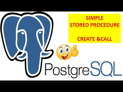 How To Create A Simple Stored Procedure In PostgreSQL And Call Using pgAdmin || PL/pgSQL Tutorials