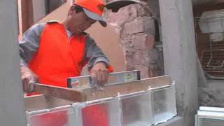 Aplicación Chemayolic Block De Vidrio.wmv