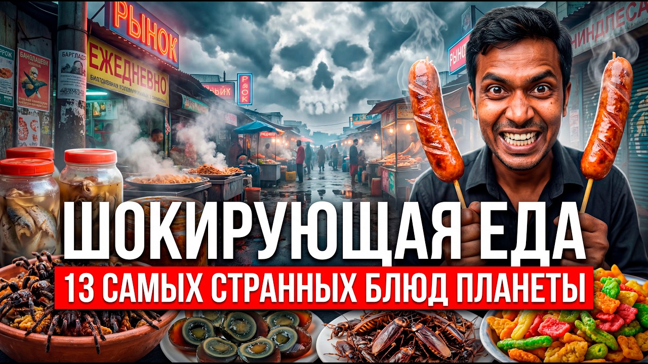 Самые ЖУТКИЕ блюда мира. Топ 13