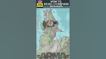 COMPAS & MAP TOOLS 🗾 Arma Reforger Tip: How To Navigate Using Compass & Use Map Tools #gaming #fypp