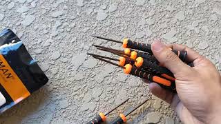 Torx Screwdriver Set of T2 T15, TECKMAN 10 Piece Magnetic Small Torx Security Screwdrivers  Review