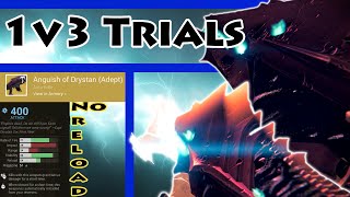 1V3 Trials W Anguish Of Drystan No Reload Challenge P2 Destiny