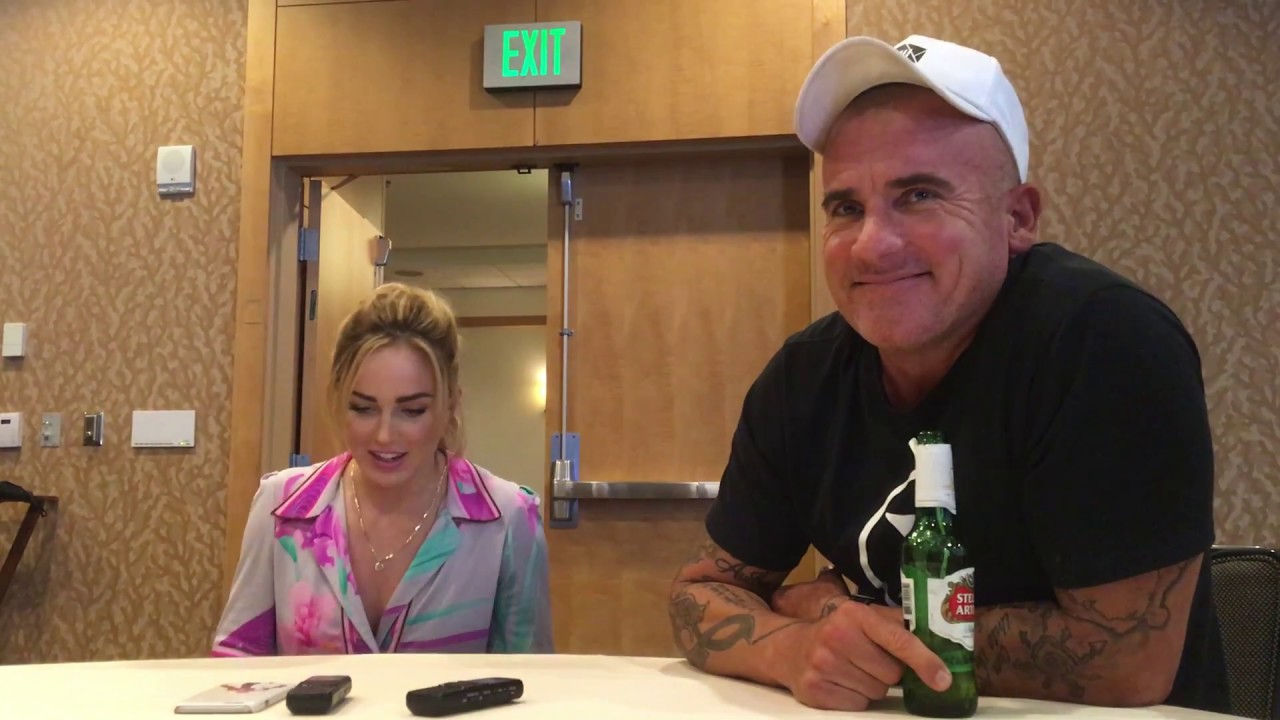 HNS Interviews Dominic Purcell and Caity Lotz from Legends of Tomorrow ...