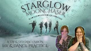 [CC] STARGLOW reaction - Moonchaser || MV & Dance Practice!!